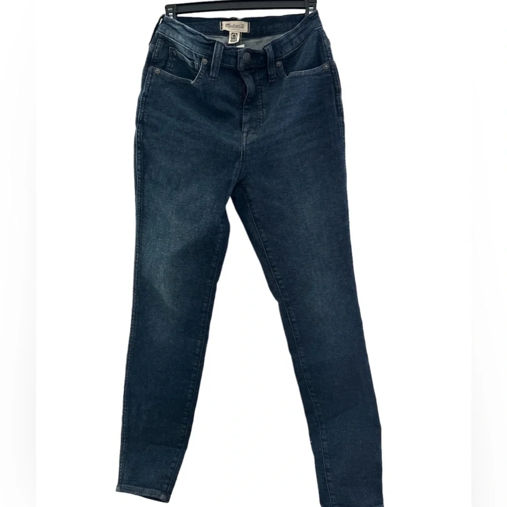 NEW Madewell High-Rise Skinny Jeans in Wash Blue Women's Size 27